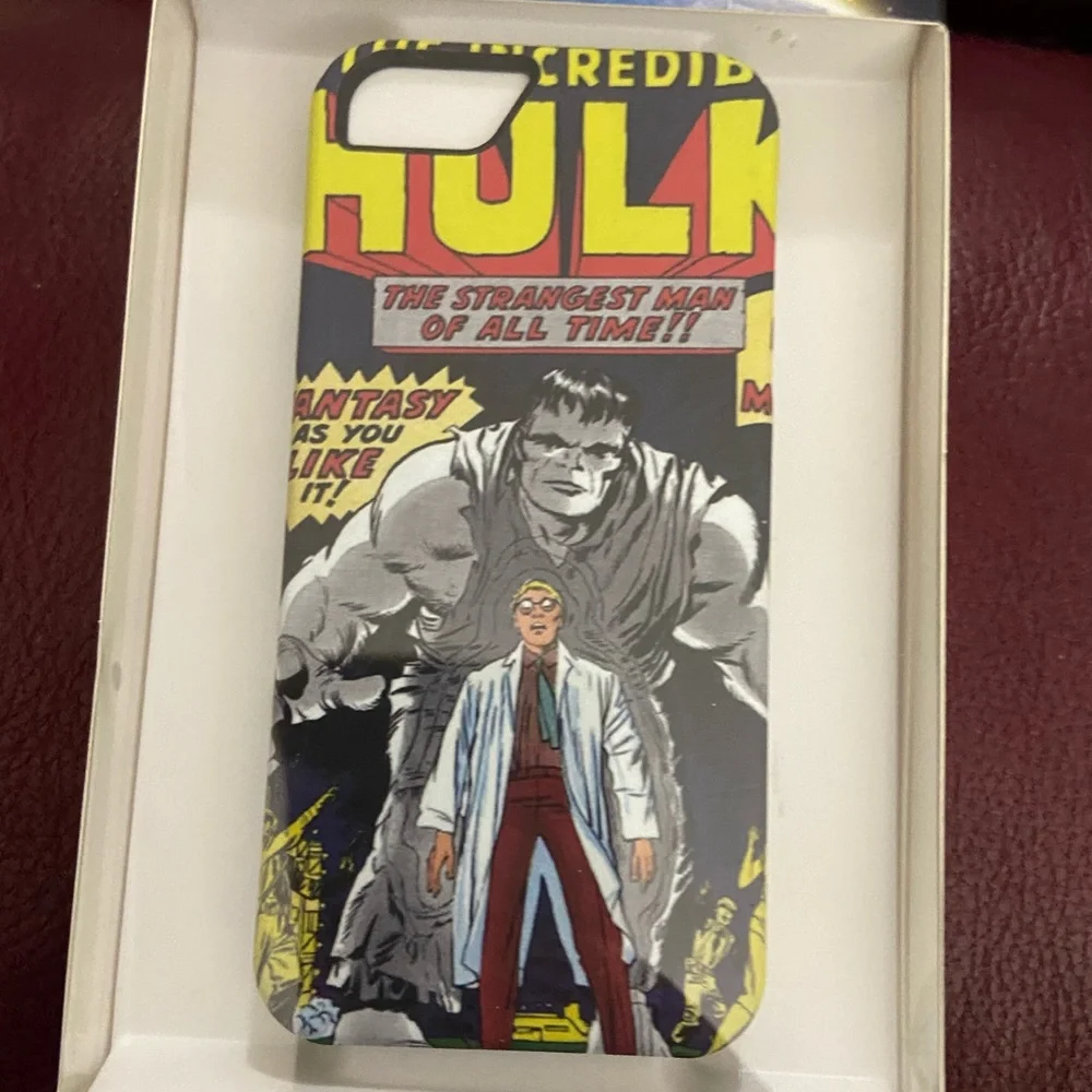 Marvel The Hulk iPhone 5 case. NWT.